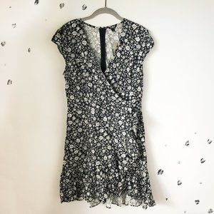 J.Crew Mercantile Floral Wrap Dress Size 8